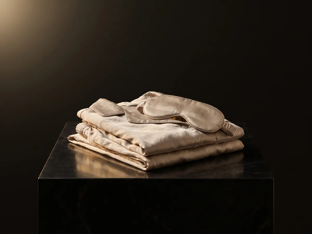 washed silk sleep set